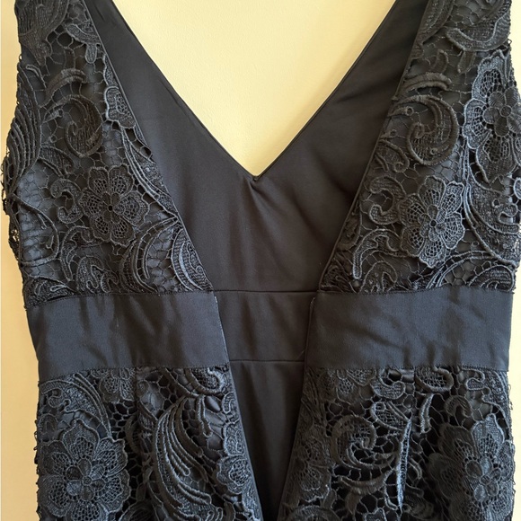 Adrianna Papell Black Lace Midi Dress, Formal Dress, Women’s Size 10 - Picture 6 of 7